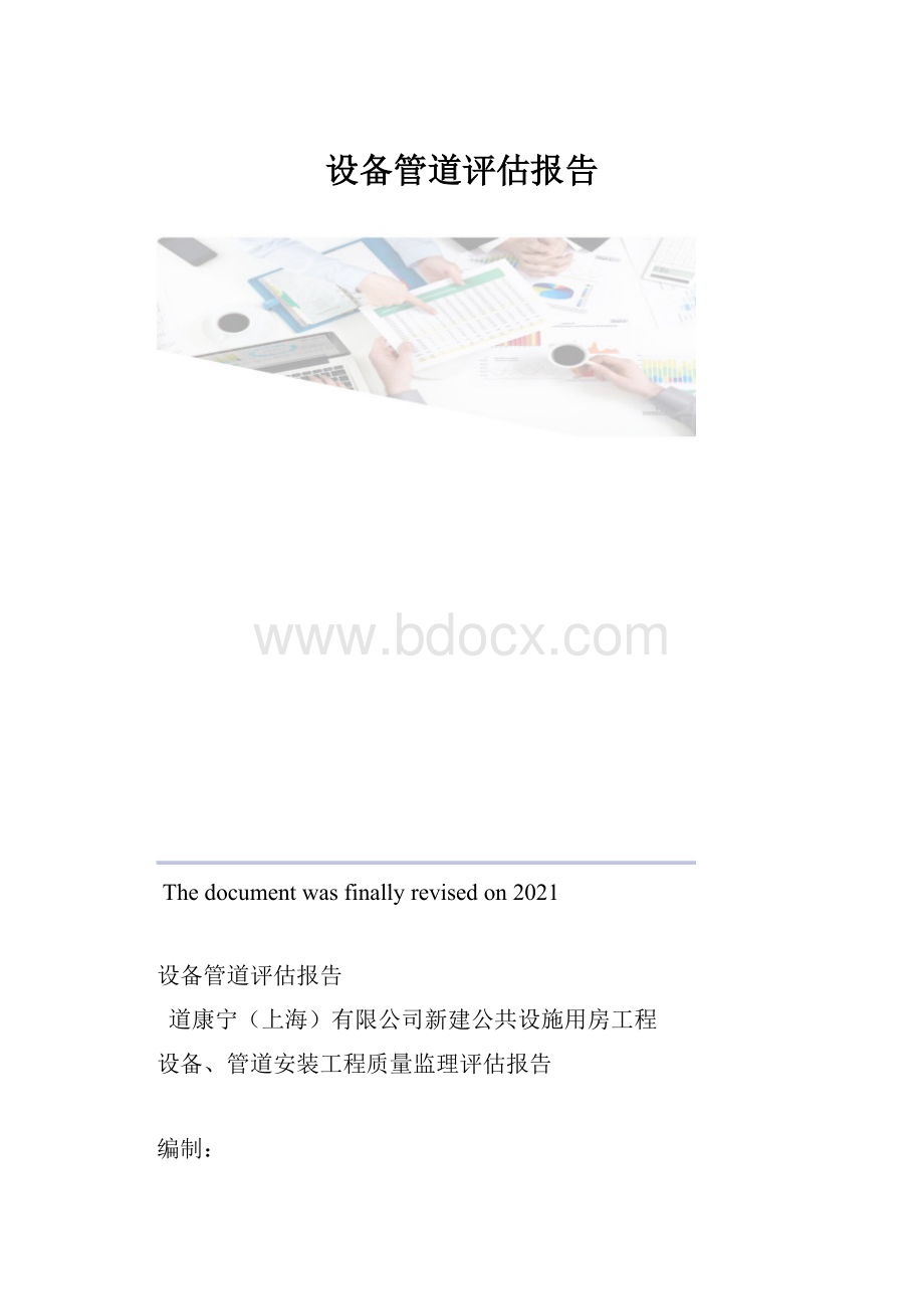 设备管道评估报告.docx