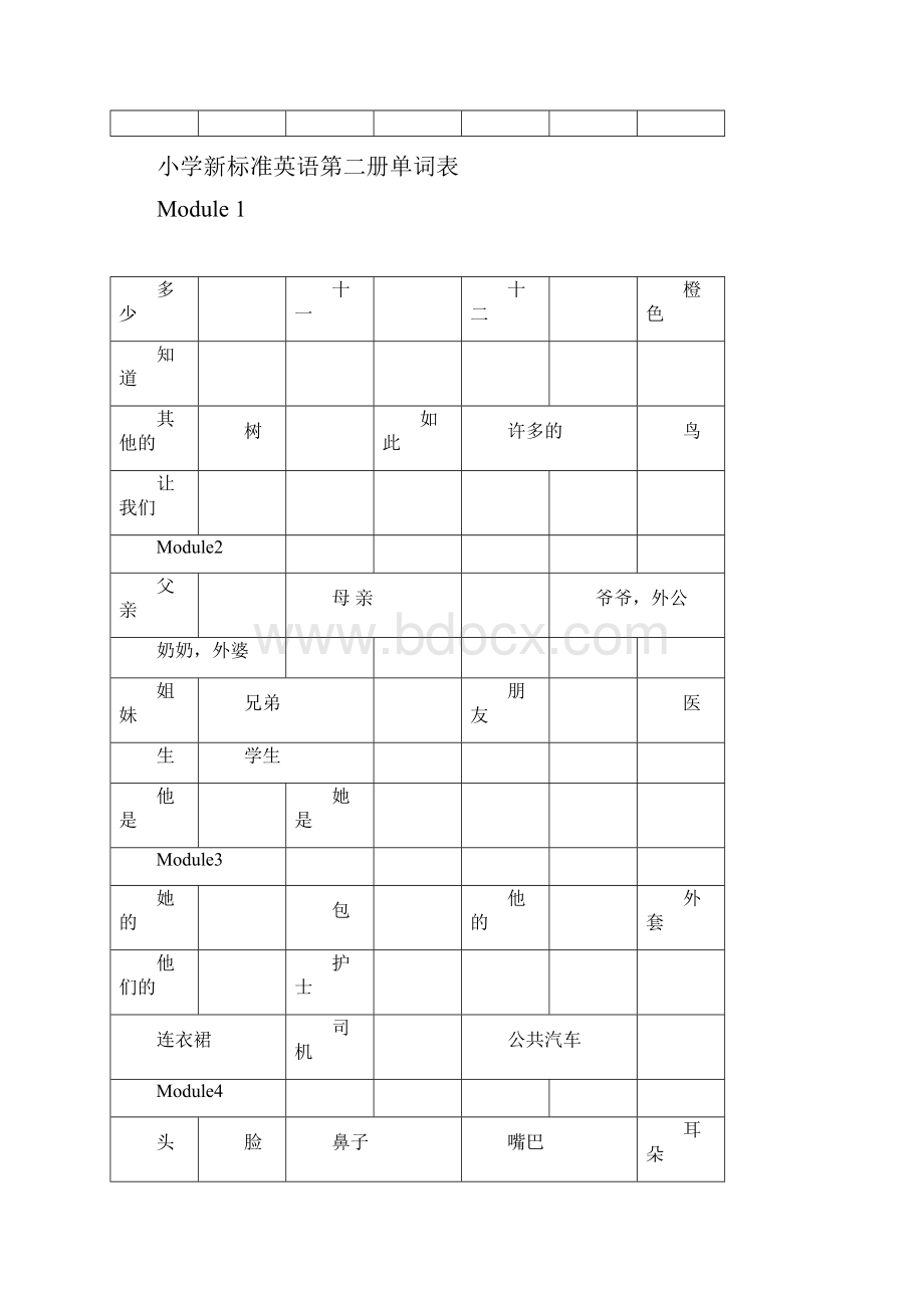 小学新标准英语一起112册单词汇总背诵默写版可打印.docx_第3页