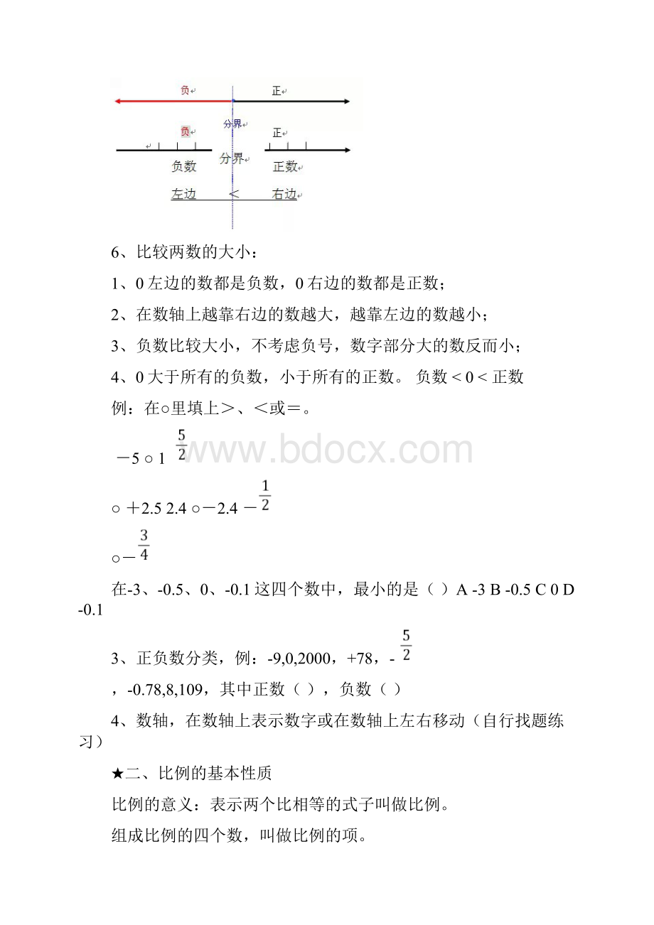 六年级数学下册期中考试复习资料.docx_第2页