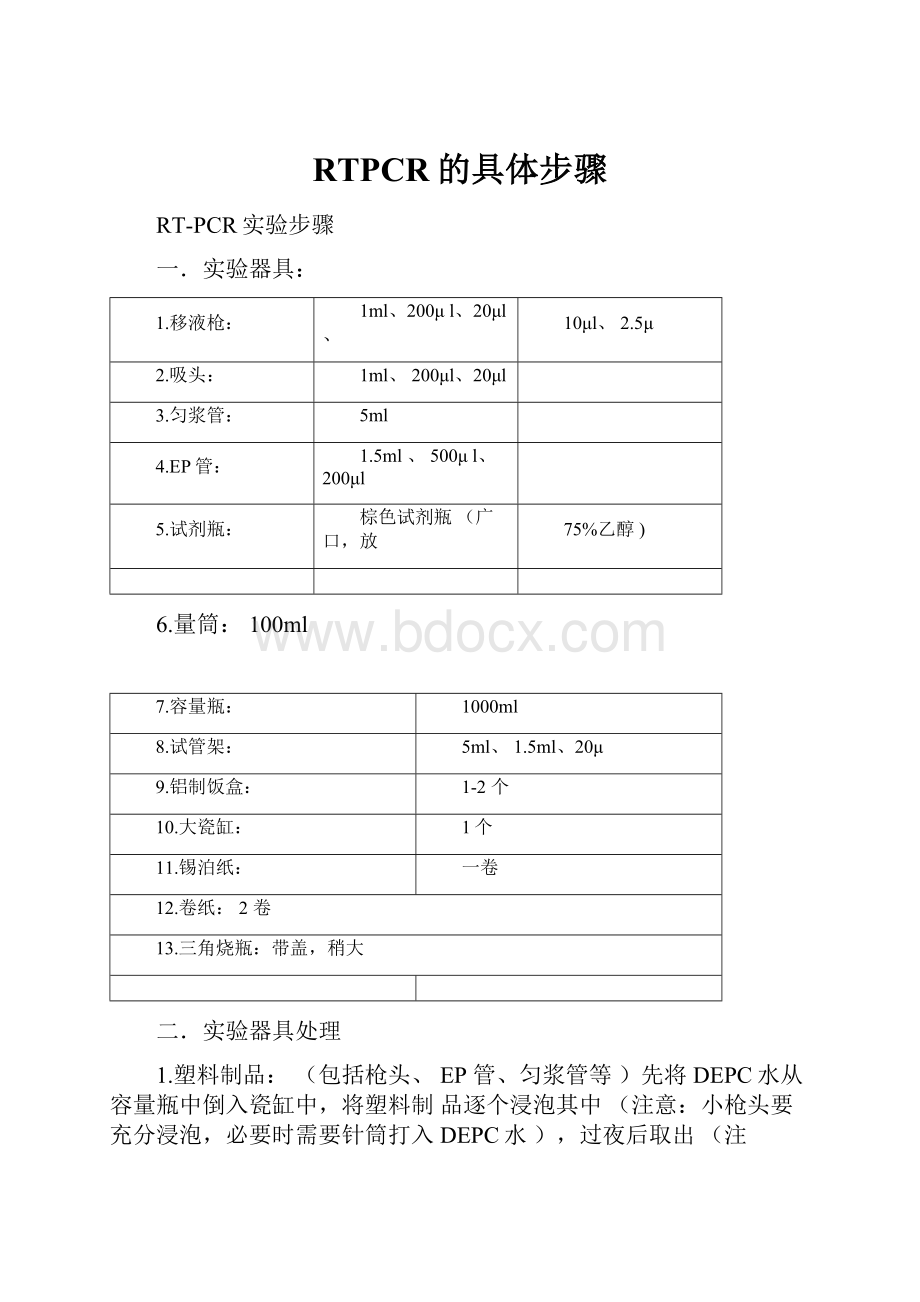 RTPCR的具体步骤.docx