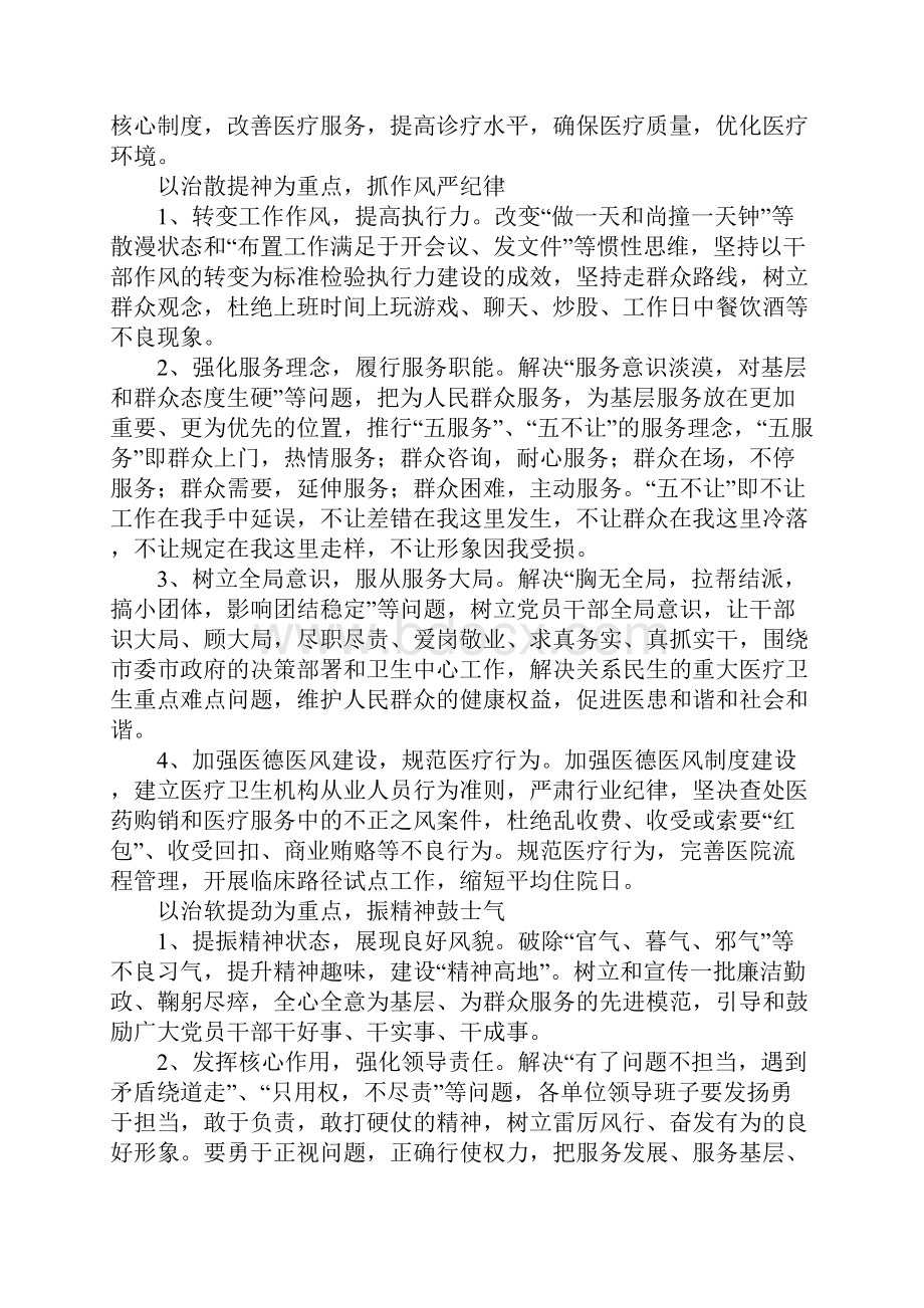 卫生局治庸问责实施方案.docx_第3页