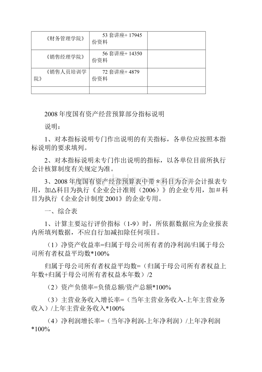 国有资产经营预算部分指标说明.docx_第2页