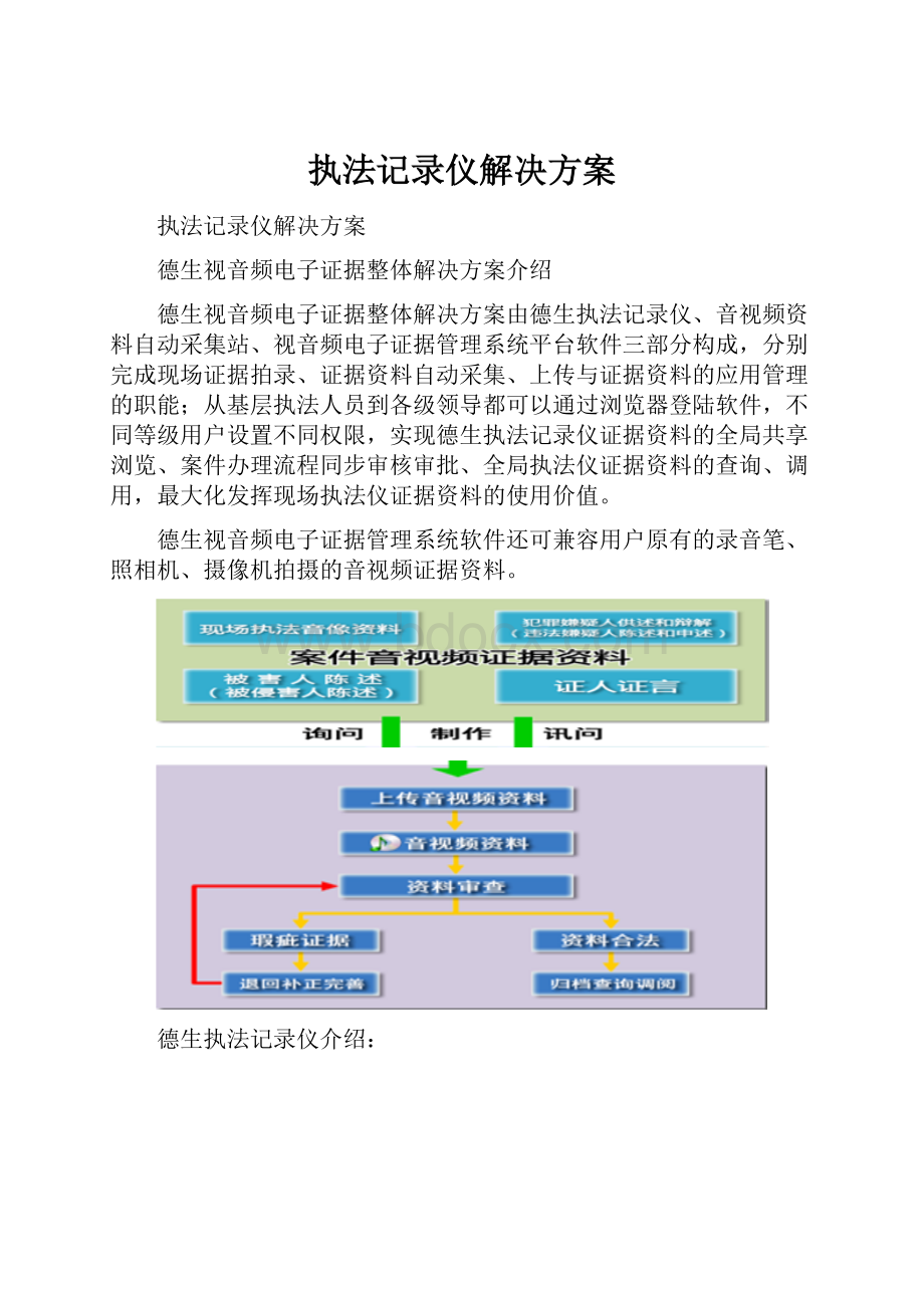 执法记录仪解决方案.docx_第1页