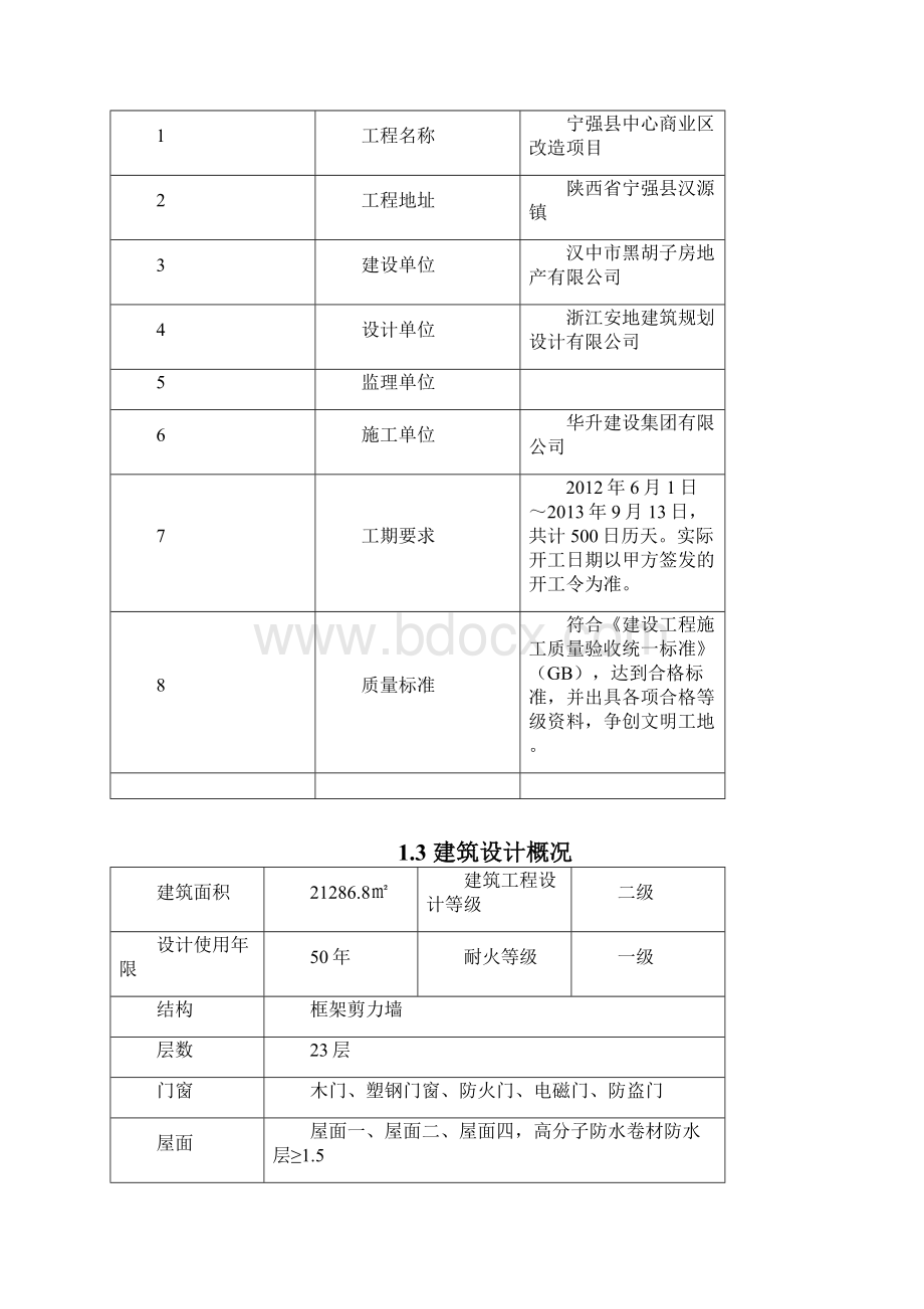 宁强县中心商业区改造项目施工组织设计.docx_第2页