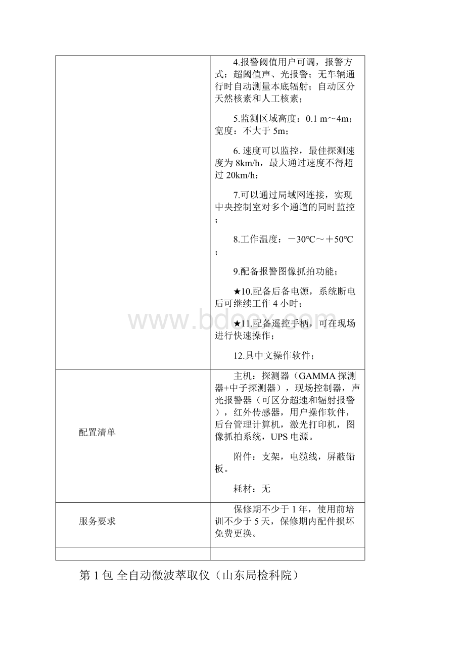 行人通道式放射性检测系统.docx_第3页