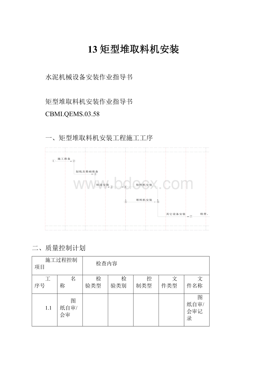 13 矩型堆取料机安装.docx