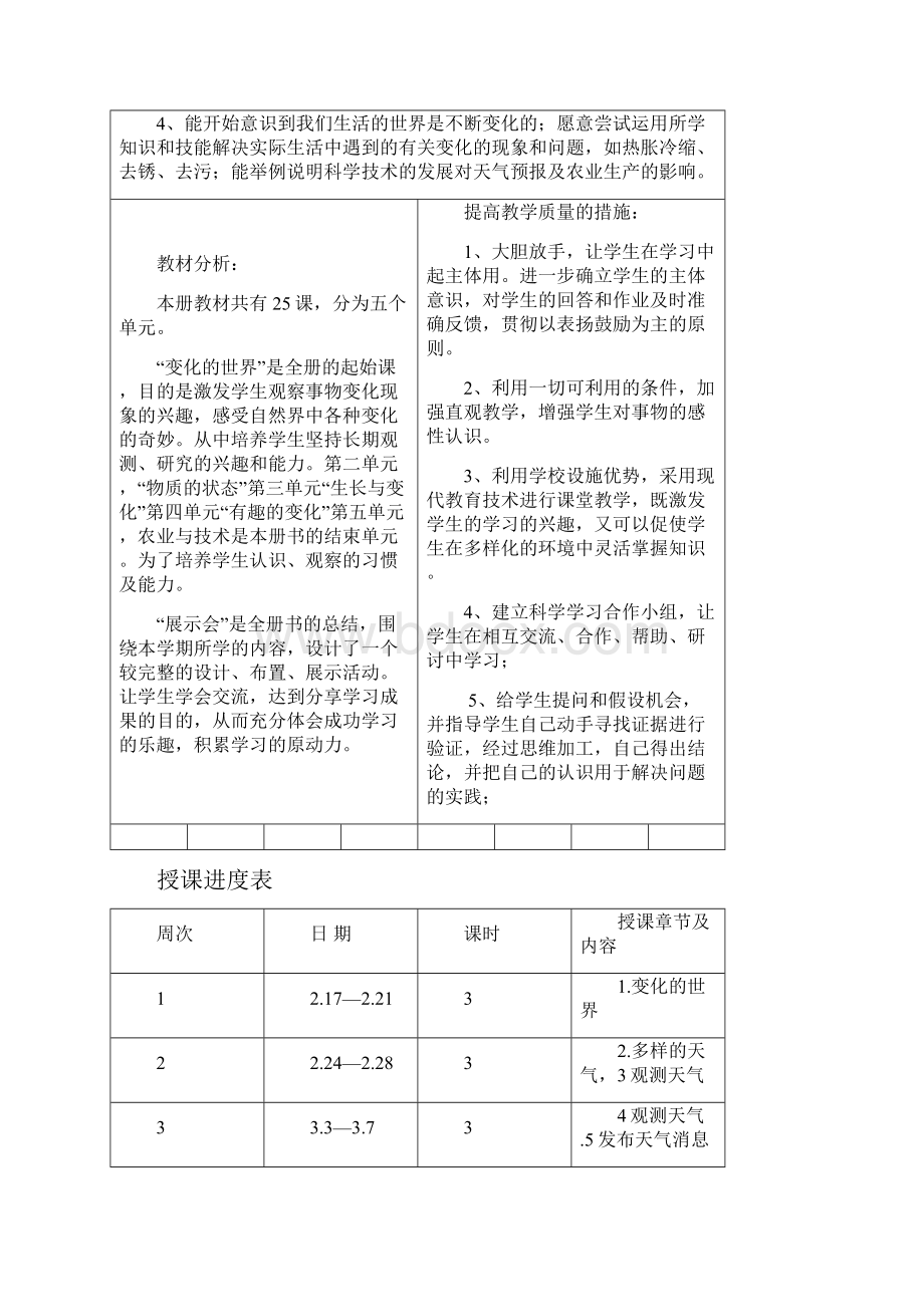 冀教版小学四年级科学教案.docx_第2页