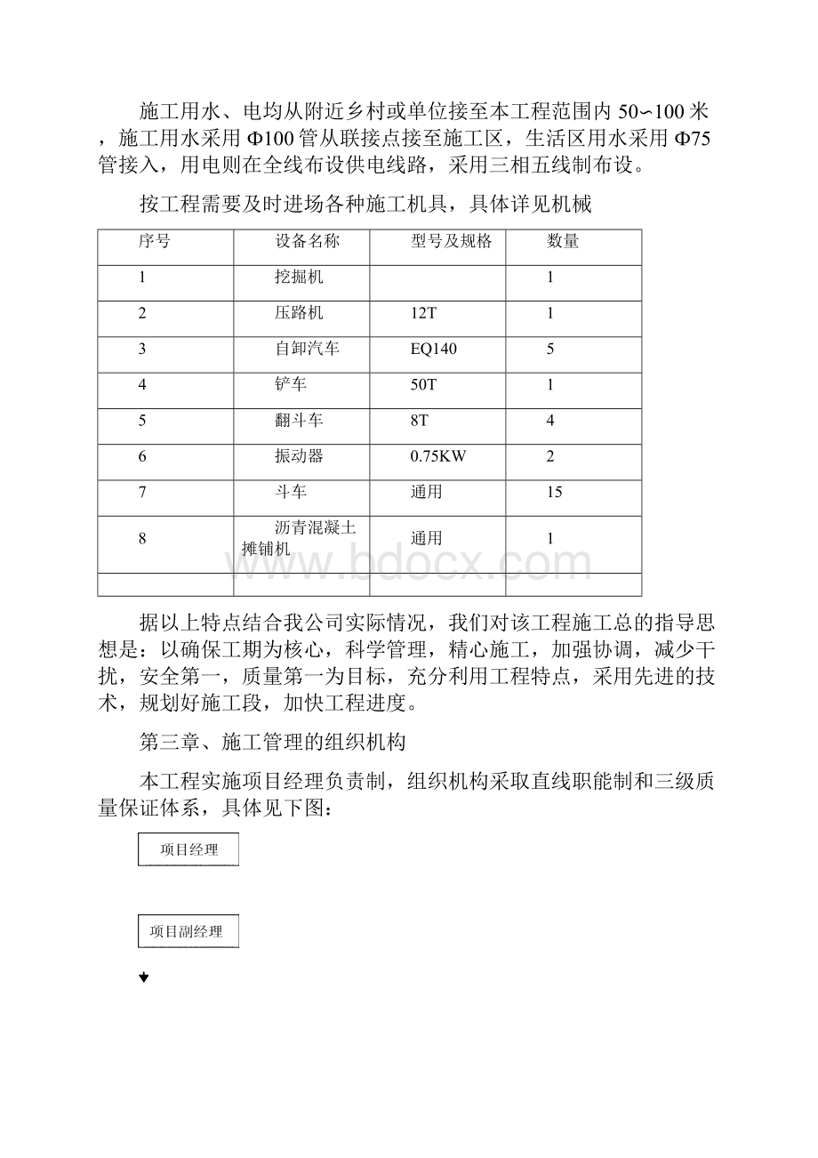 最新沥青道路及排水管网工程施工组织设计.docx_第2页