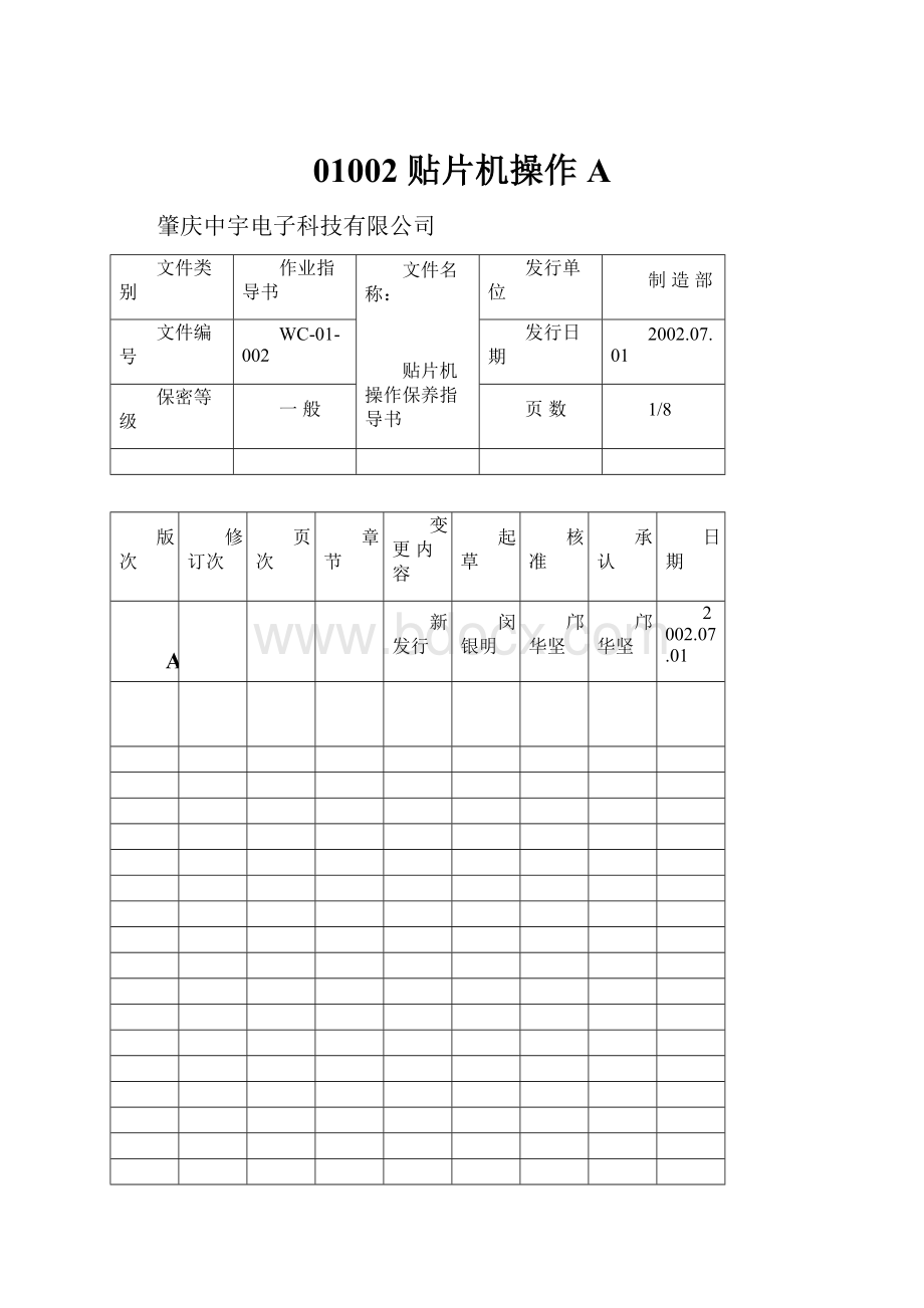 01002 贴片机操作 A.docx