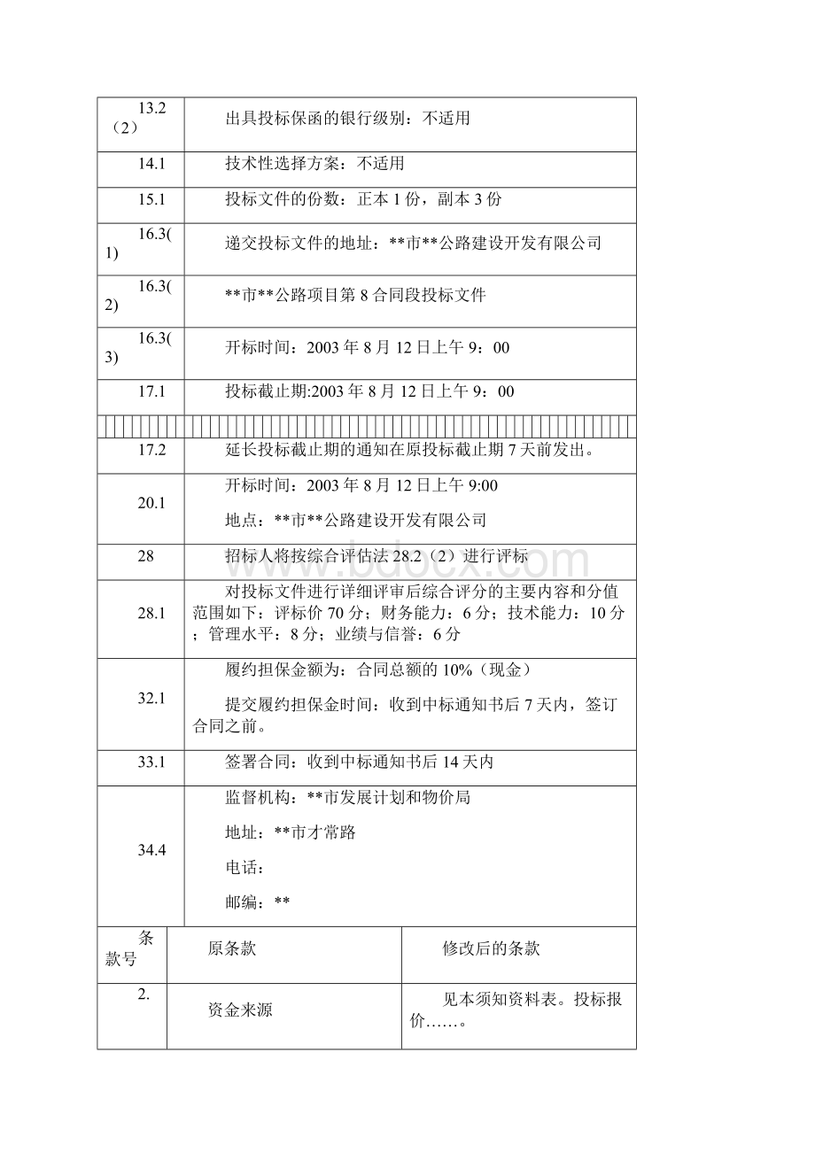 湖南省某市二级公路施工合同段招标文件.docx_第2页