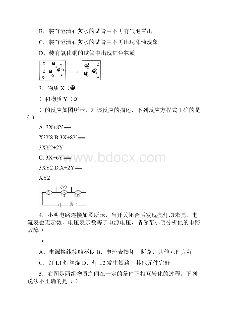 九年级科学下学期开学考试试题.docx_第2页