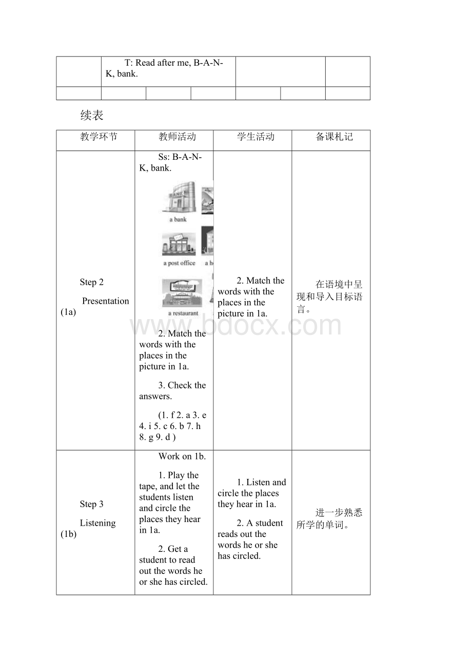 版七年级英语下册Unit8Isthereapostofficenearhere教案新版人教新目标版.docx_第3页