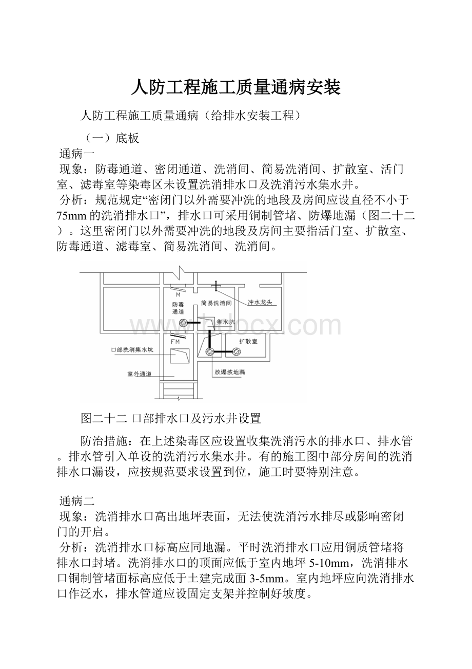 人防工程施工质量通病安装.docx_第1页