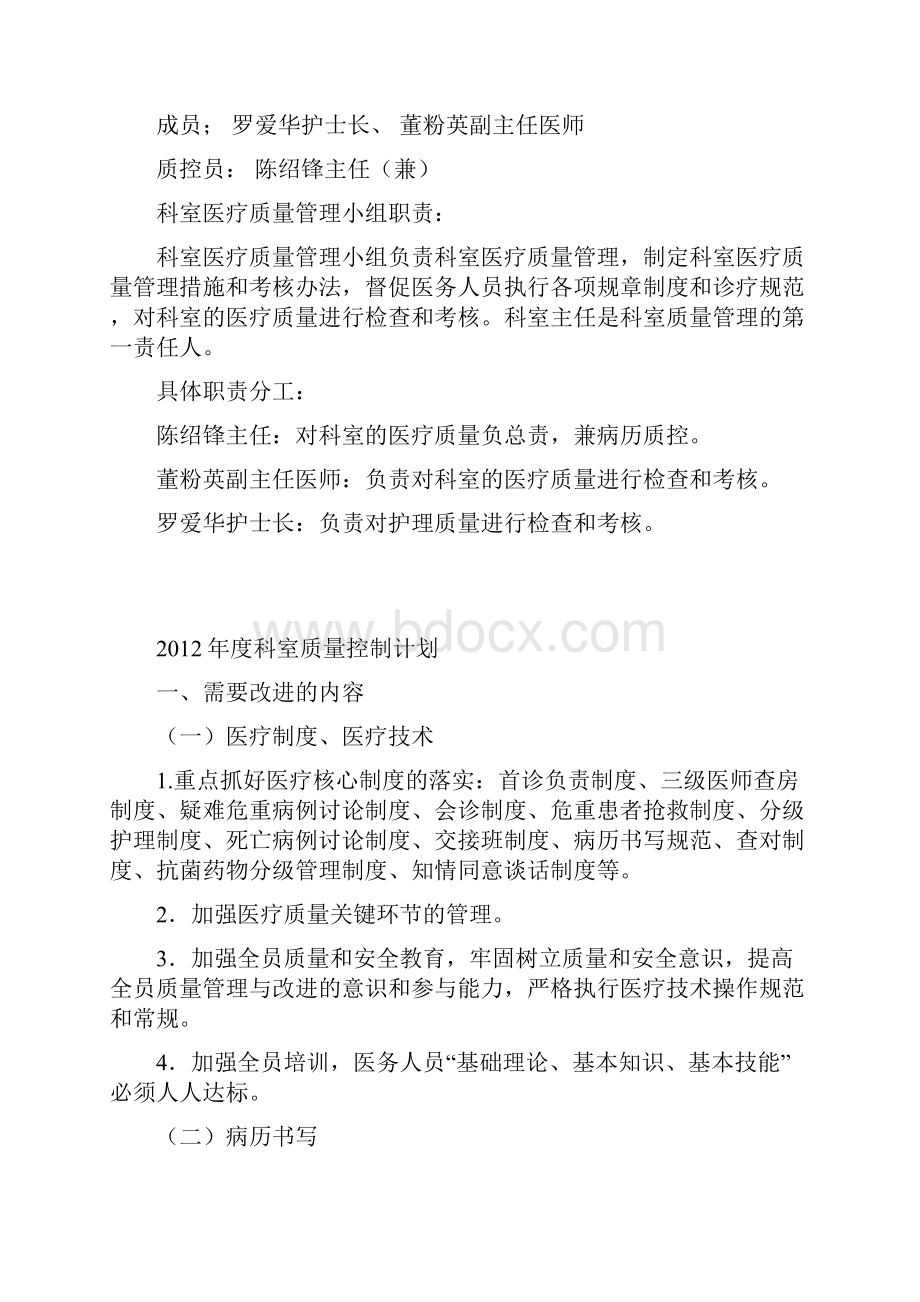 医疗质量管理与持续改进工作记录.docx_第2页