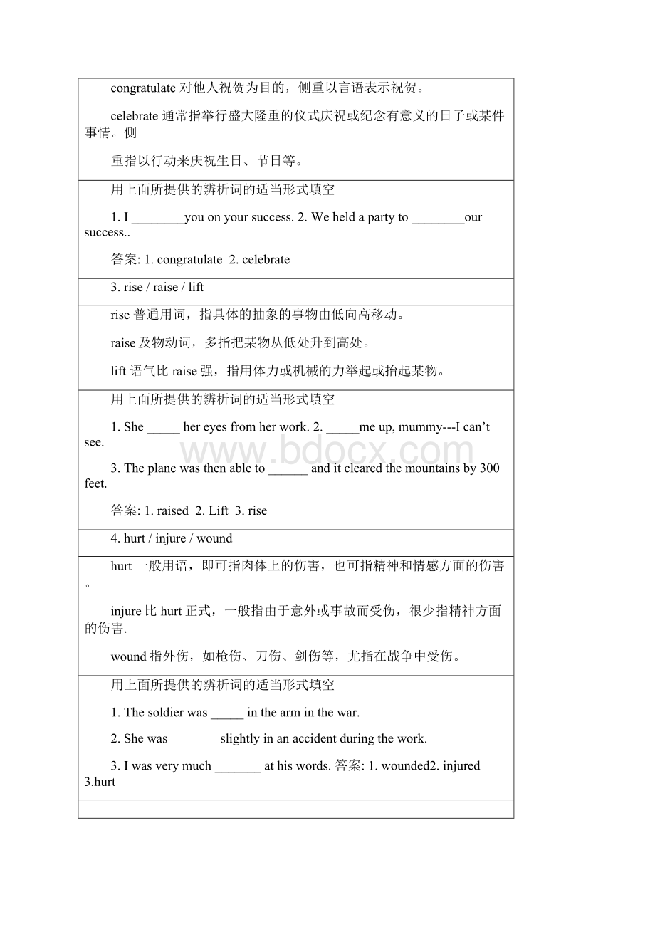 英语必修一Unit4Earthquakes知识梳理与巩固练习.docx_第2页