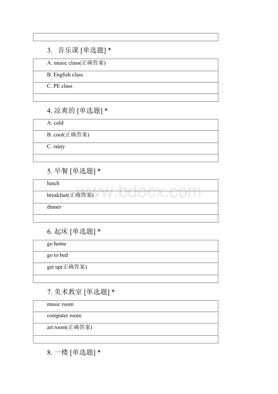 临沂育才小学四年级英语期中质量检测.docx_第2页