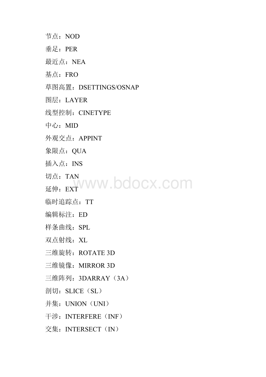 CAD命令及快捷键.docx_第3页