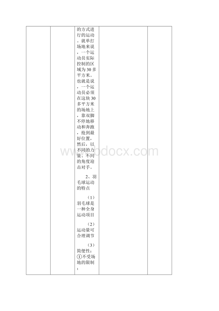 羽毛球课程优秀教案全.docx_第3页