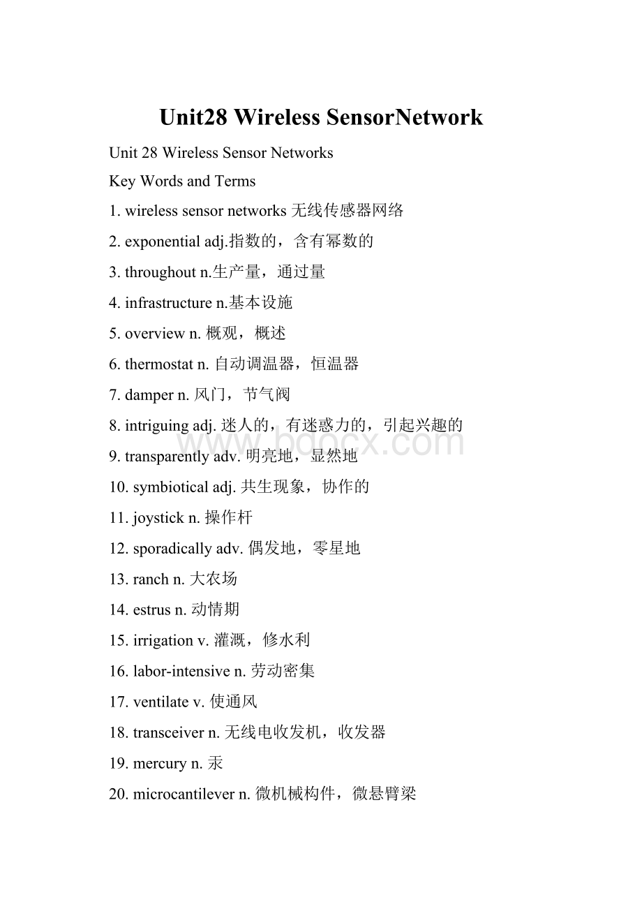 Unit28 Wireless SensorNetwork.docx