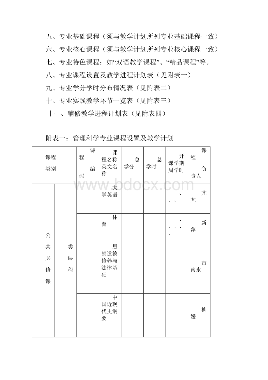 岭南学院管理科学专业培养方案.docx_第3页