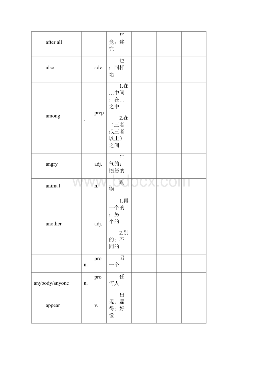 公共课普测词汇表.docx_第2页