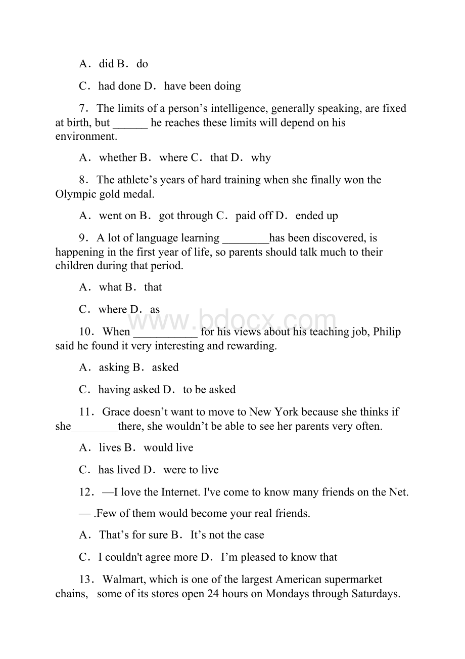 普通高等学校招生全国统一考试英语安徽卷.docx_第2页