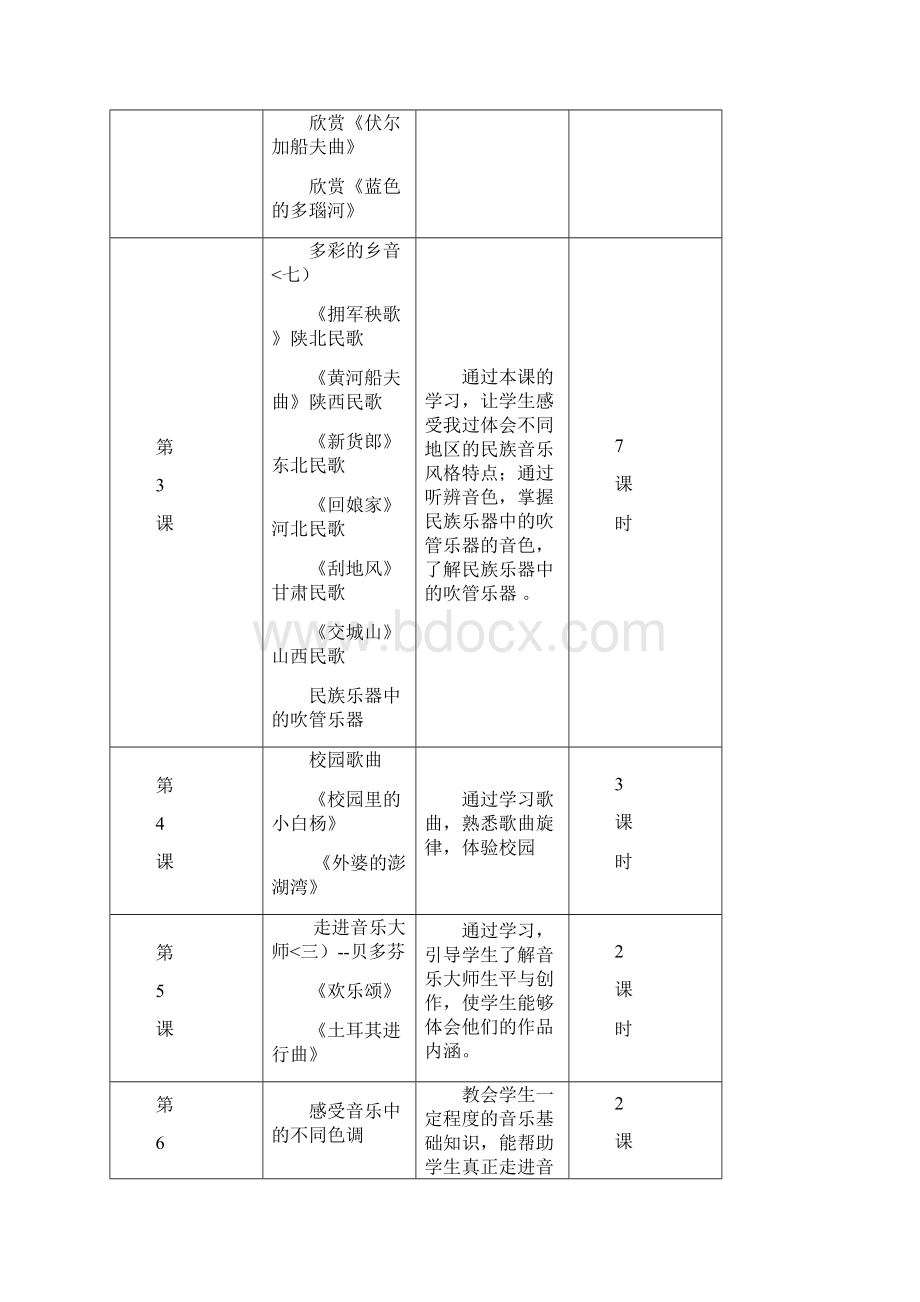 小学音乐十一册教学计划安排.docx_第3页