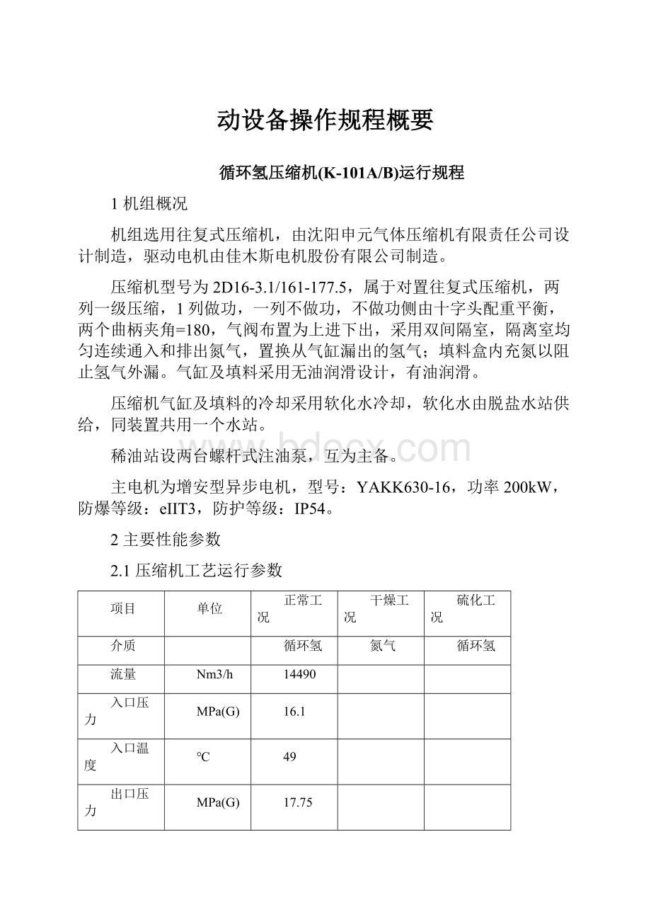 动设备操作规程概要.docx_第1页