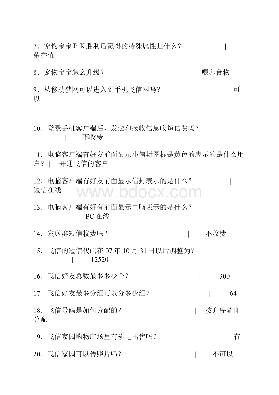 cvfbzkk免费的飞信学院小学中学大学专家考试题.docx_第2页