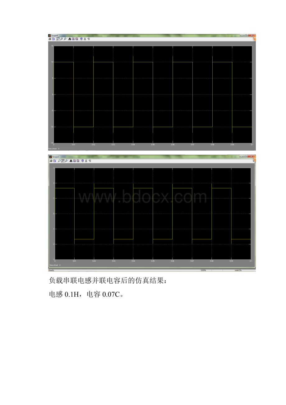 PWM技术在单相全桥逆变电路中的应用 MATLAB仿真结果副本优质文档.docx_第3页