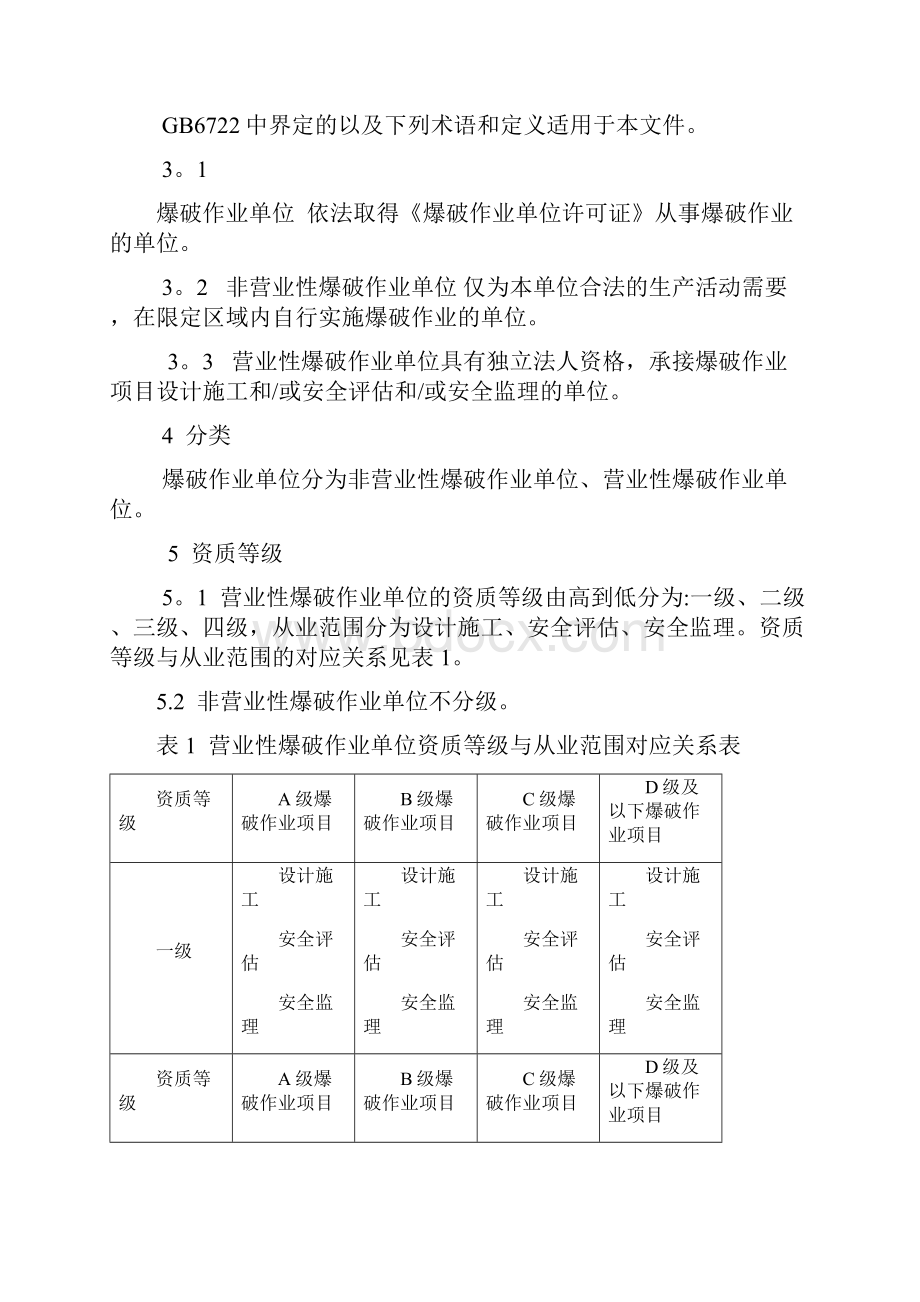 爆破作业单位资质条件和管理要求.docx_第2页