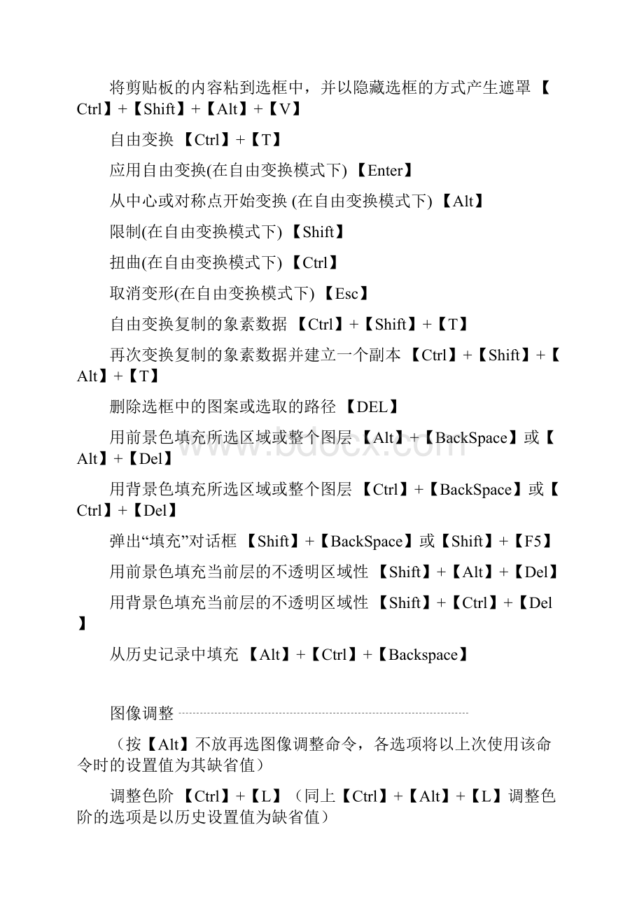 PhotoShopCS4快捷键最全版.docx_第2页