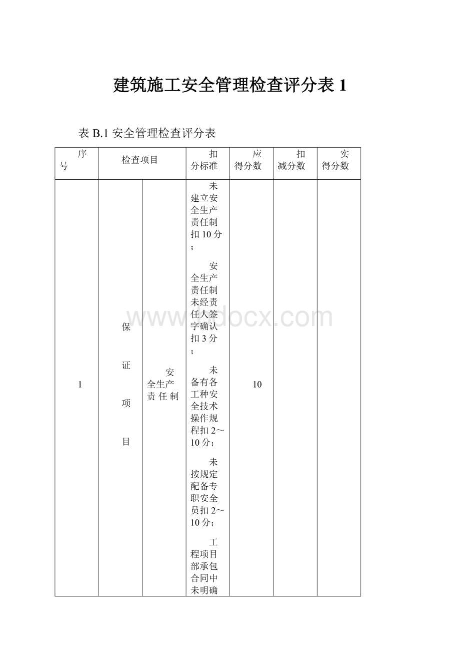 建筑施工安全管理检查评分表1.docx