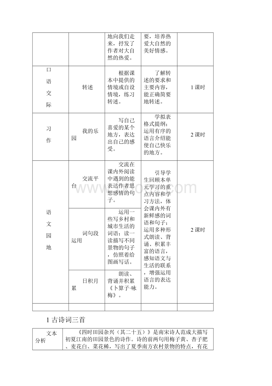 人教版四年级语文下册教案 第一单元1 古诗词三首教案.docx_第3页