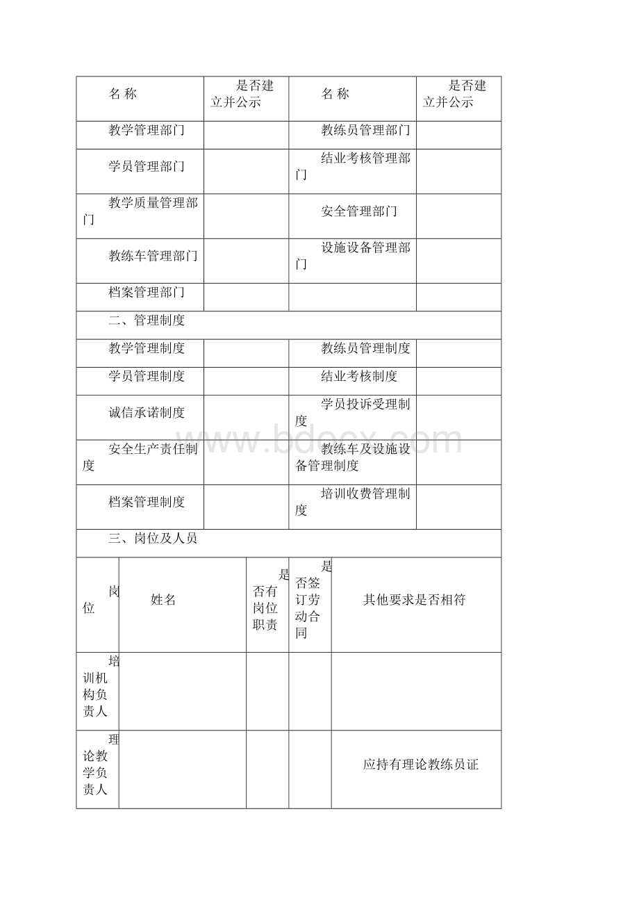 平凉市机动车驾驶员培训机构培训级别评审表原低.docx_第2页