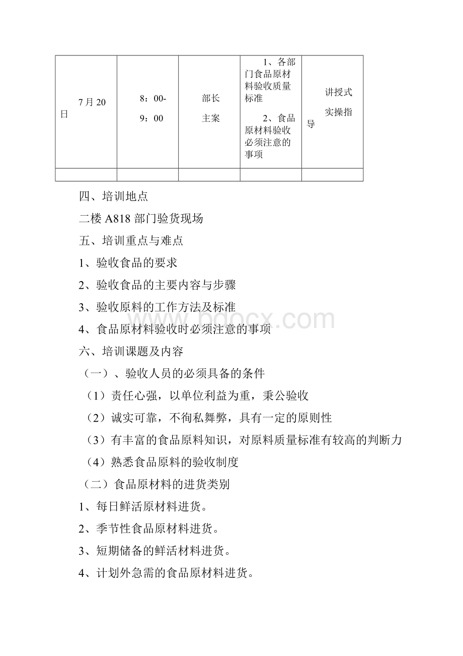 食品原料验收质量管理培训教案范文.docx_第3页