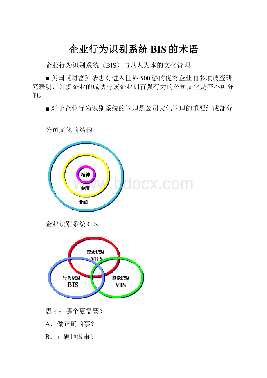 企业行为识别系统BIS的术语.docx