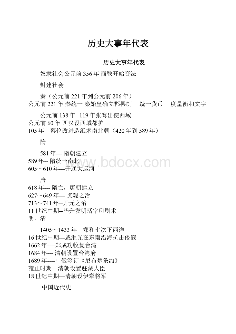 历史大事年代表.docx_第1页