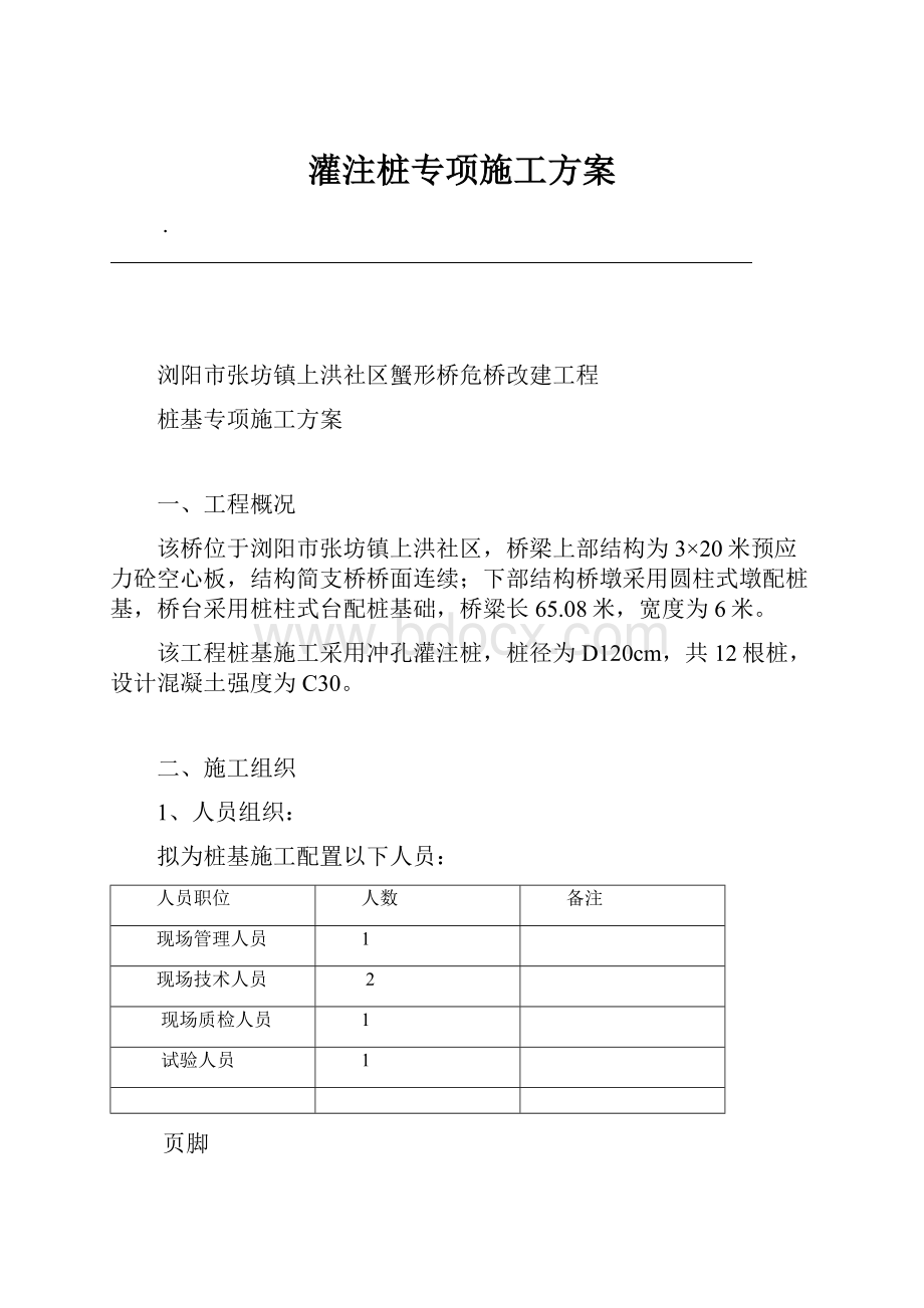 灌注桩专项施工方案.docx