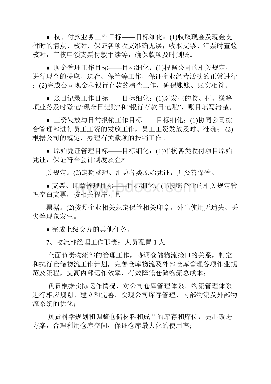 蔬菜配送中心组织架构图岗位职责薪酬体系.docx_第3页