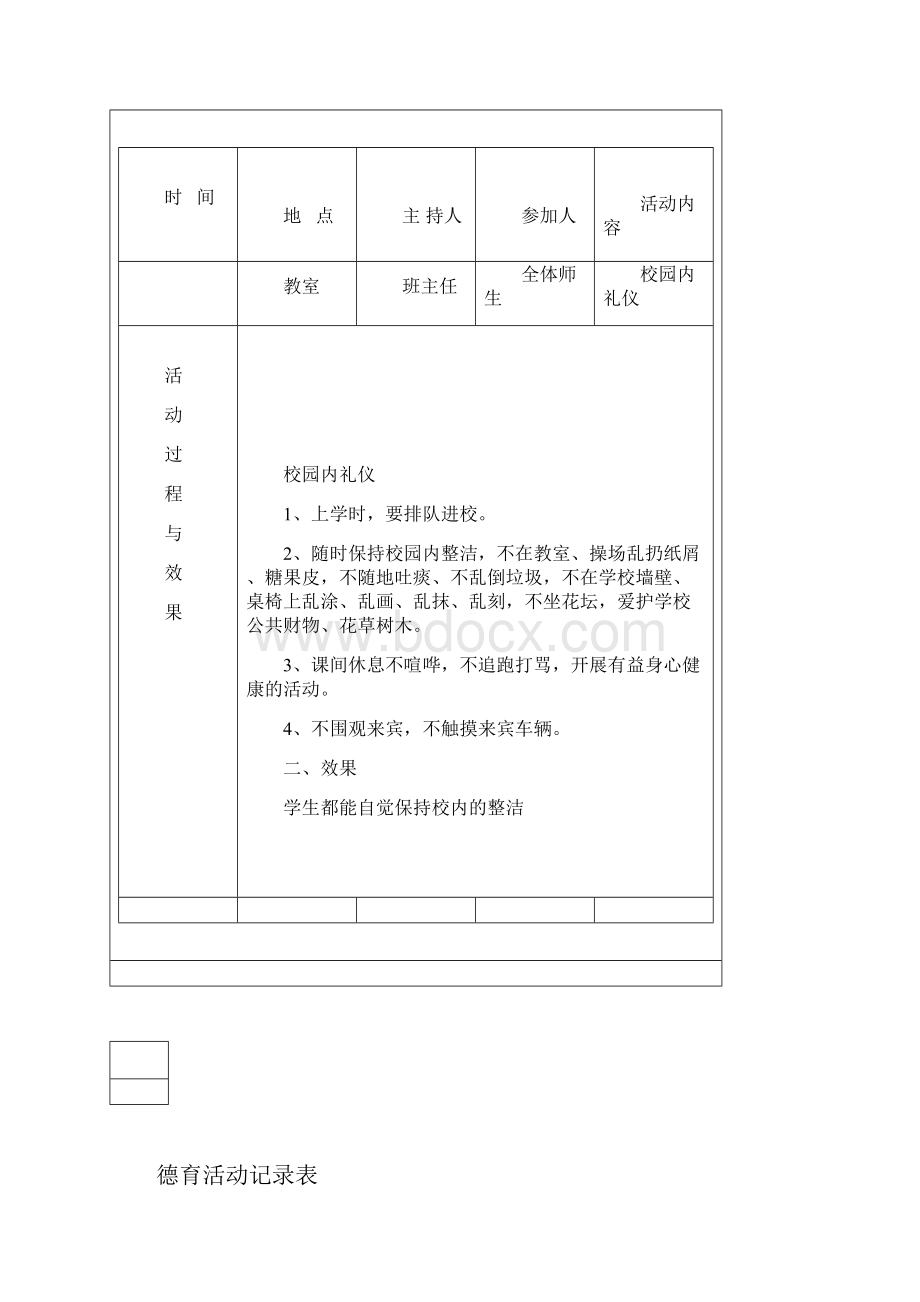 小学生德育教育记录.docx_第3页