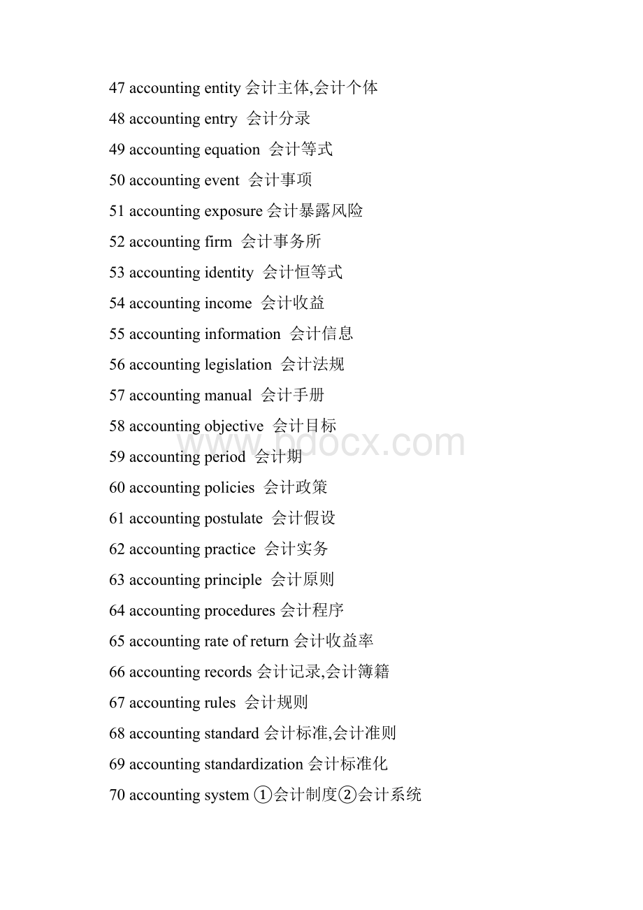 注册会计师考试词汇大全.docx_第3页