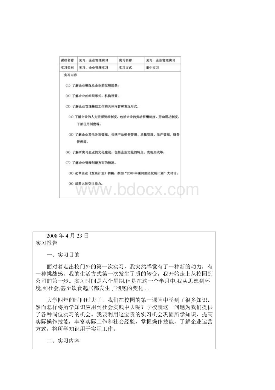 河北大学本科生实习报告表学生用.docx_第2页