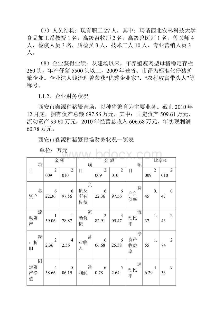 最新版西安市种猪繁育标准化养殖场扩建改造项目可行性研究报告.docx_第2页