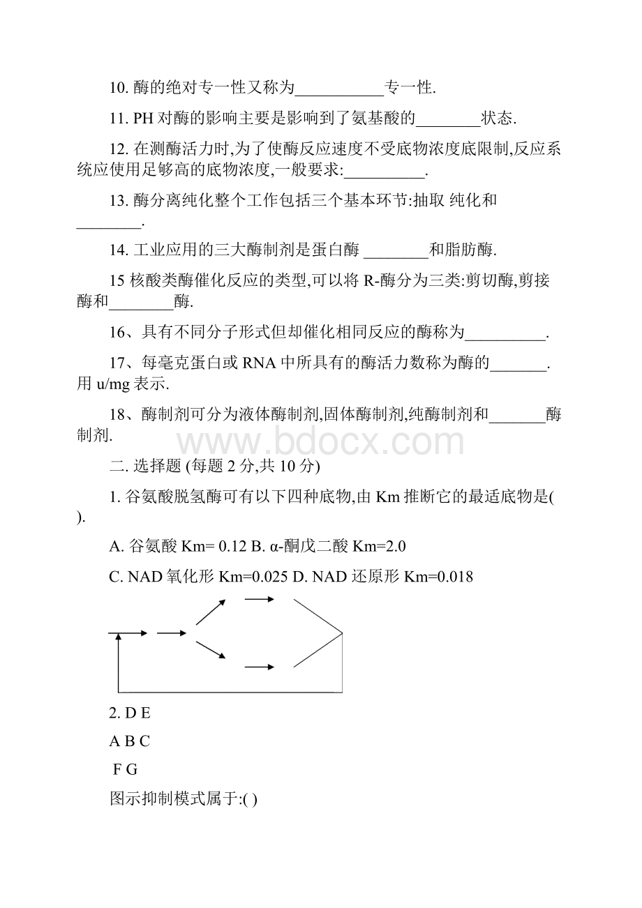 酶工程各章试题.docx_第2页