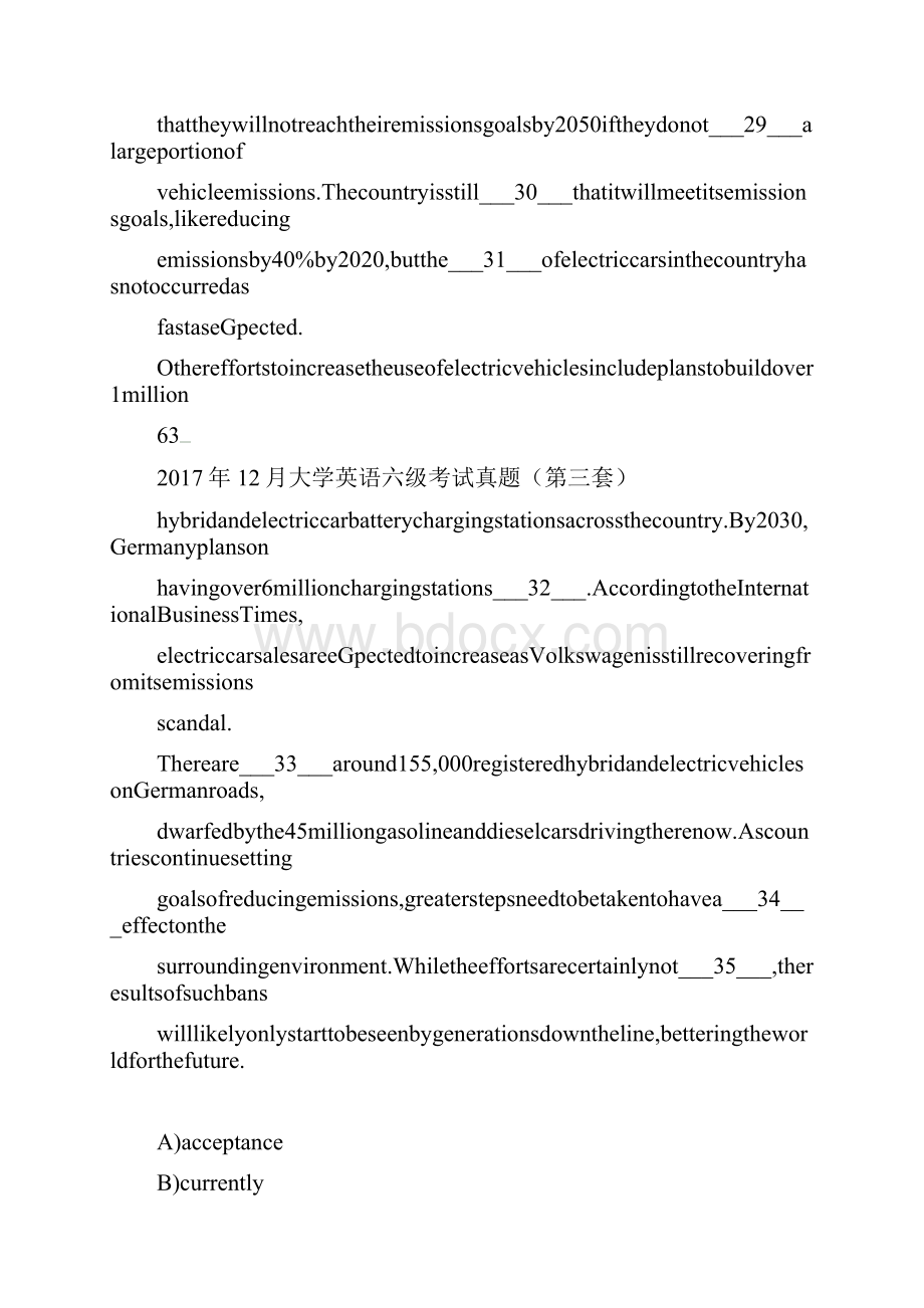 7A版 大学英语六级考试真题详细解析第三套.docx_第3页