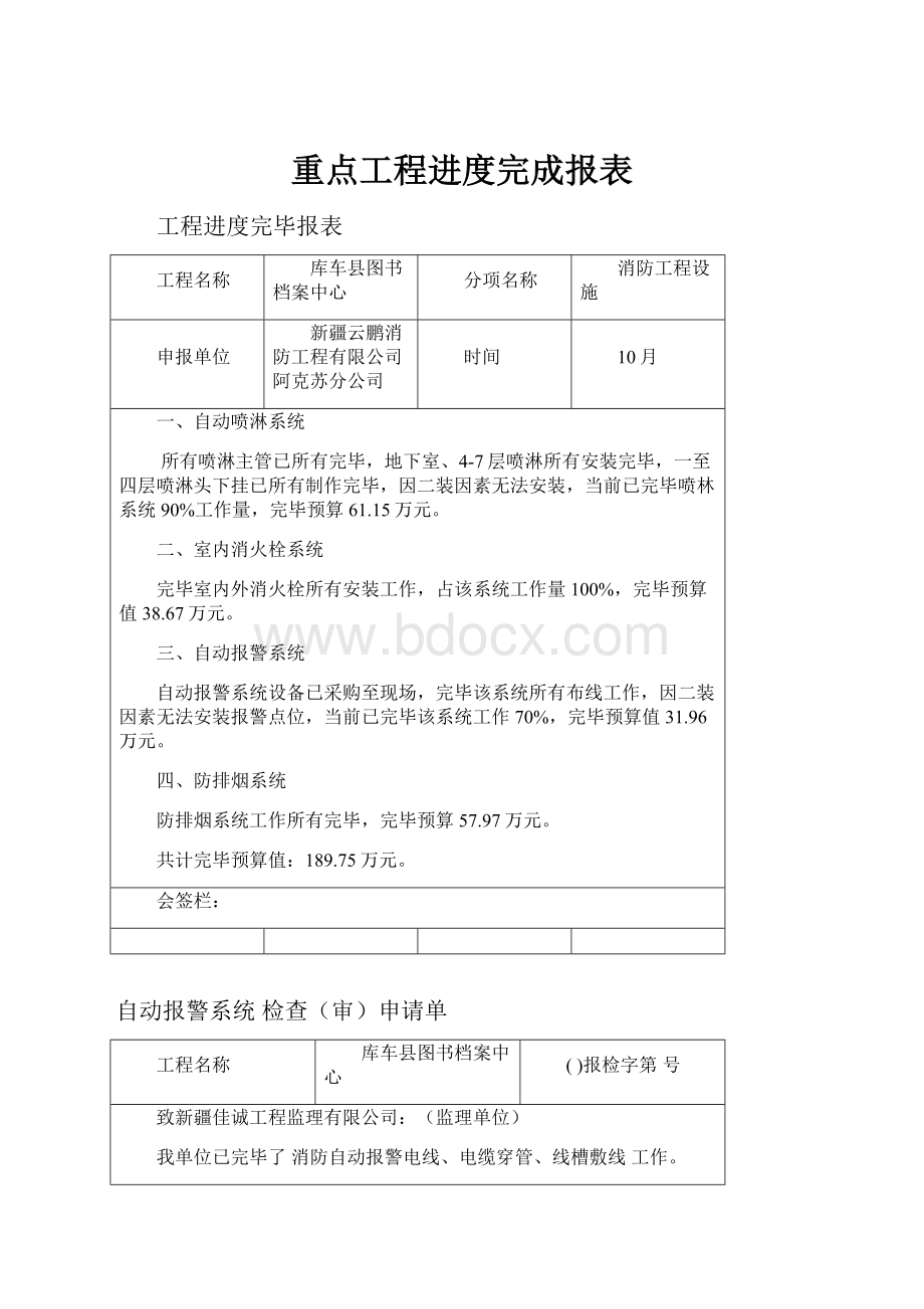 重点工程进度完成报表.docx