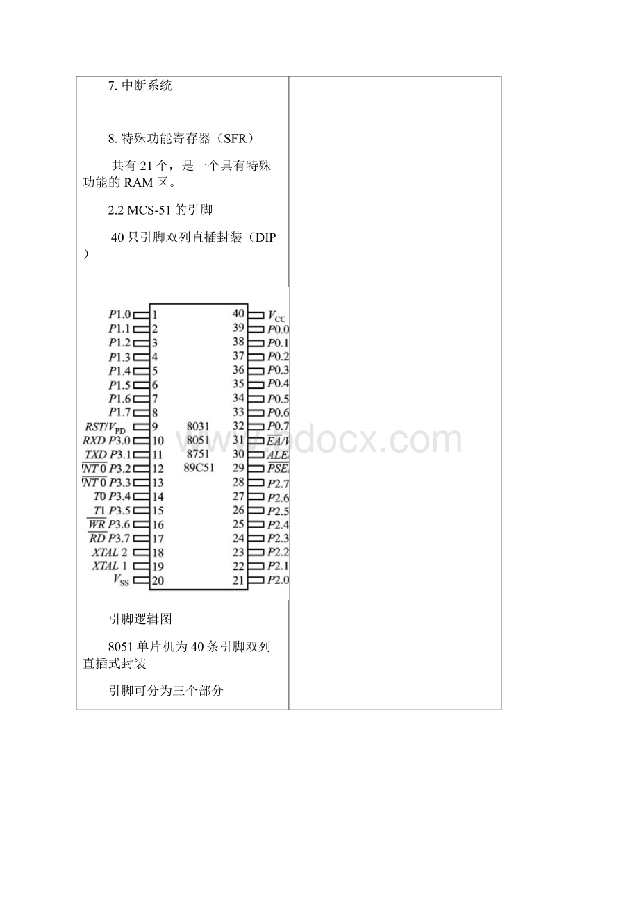 第二章单片机结构和工作原理.docx_第3页