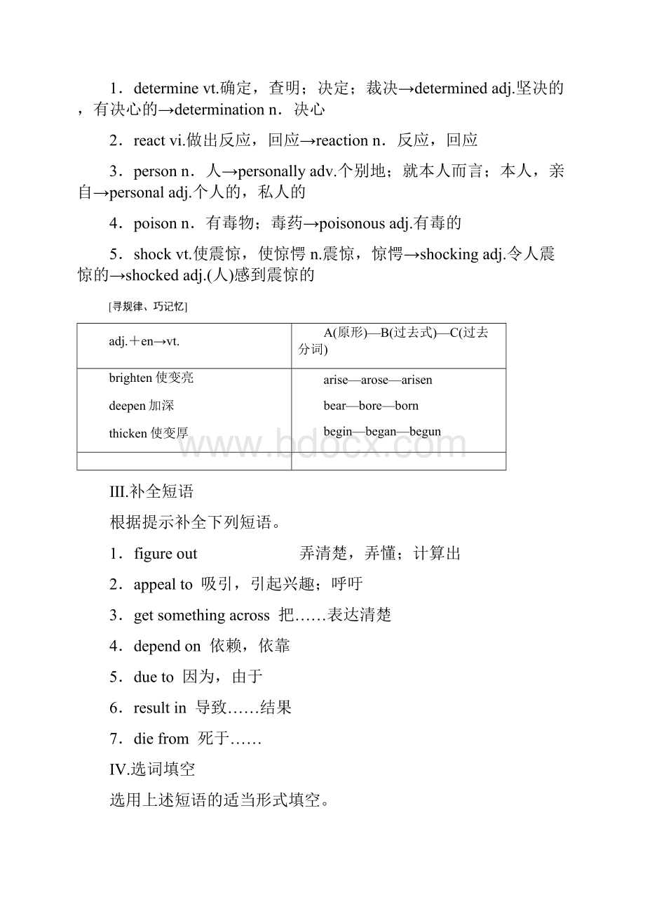 同步译林英语必修四新突破讲义Unit 1 Section Ⅵ Language pointsⅢProject.docx_第2页