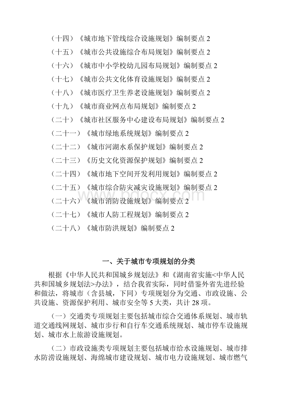 湖南省城市专项规划编制要点.docx_第2页